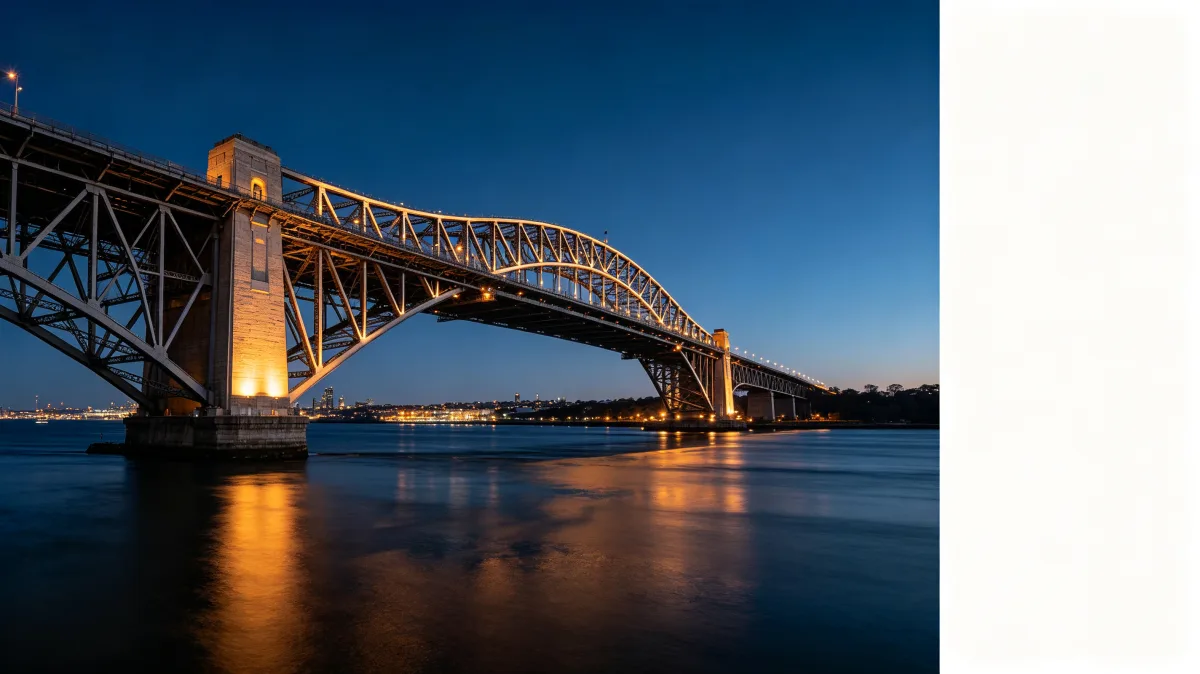 Bridge At Golden Blue Hour
