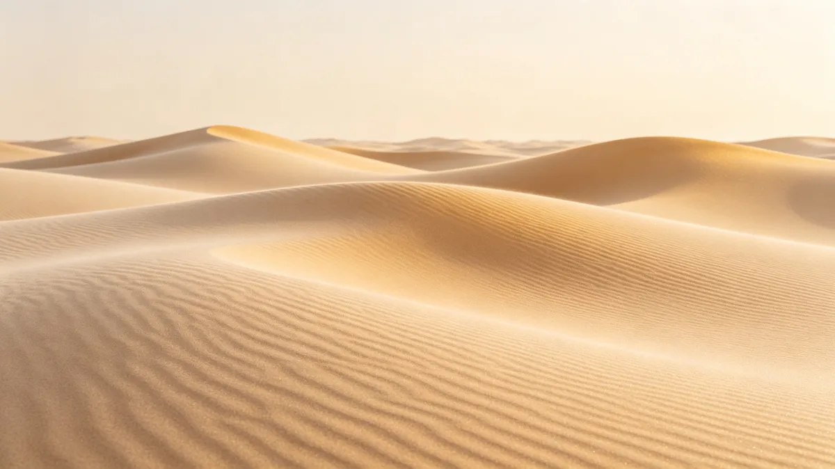 Soft Desert Sand Dunes Minimal