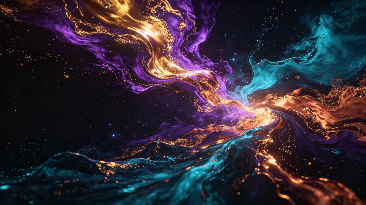 Colorful Cosmic Nebula Energy