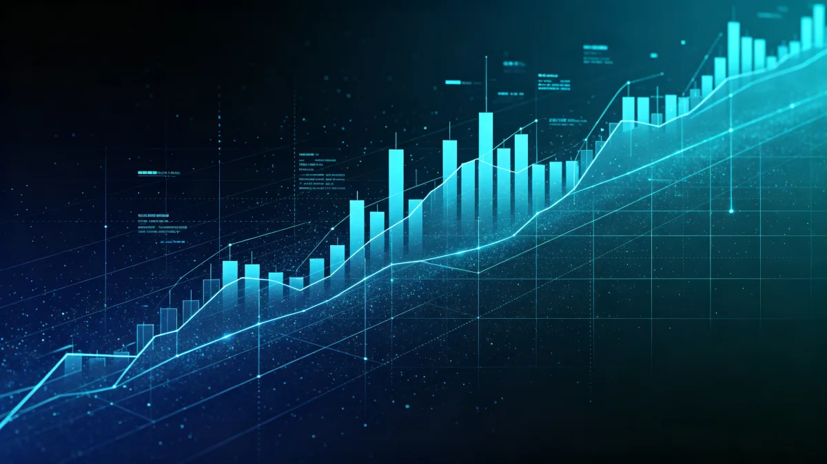 Financial Growth Chart Digital